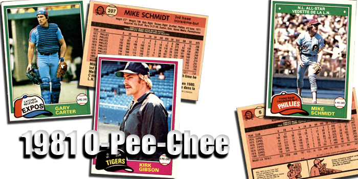 1981 O-Pee-Chee Baseball Cards 